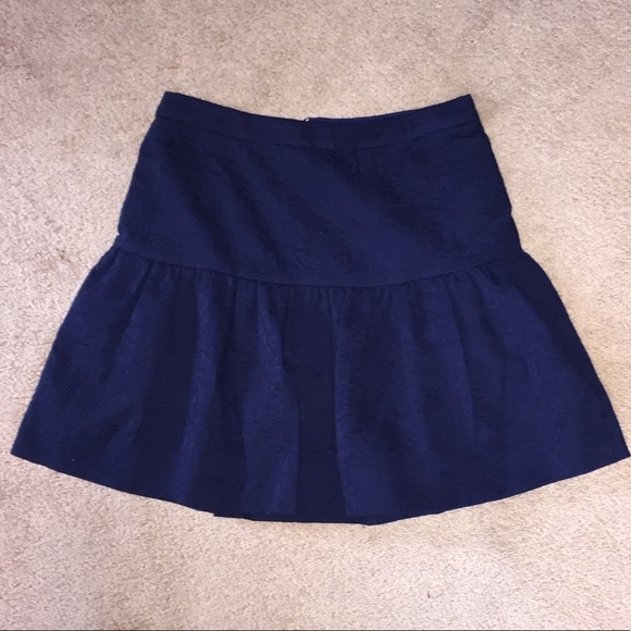 J.Crew navy blue mini skirt - Picture 3 of 8